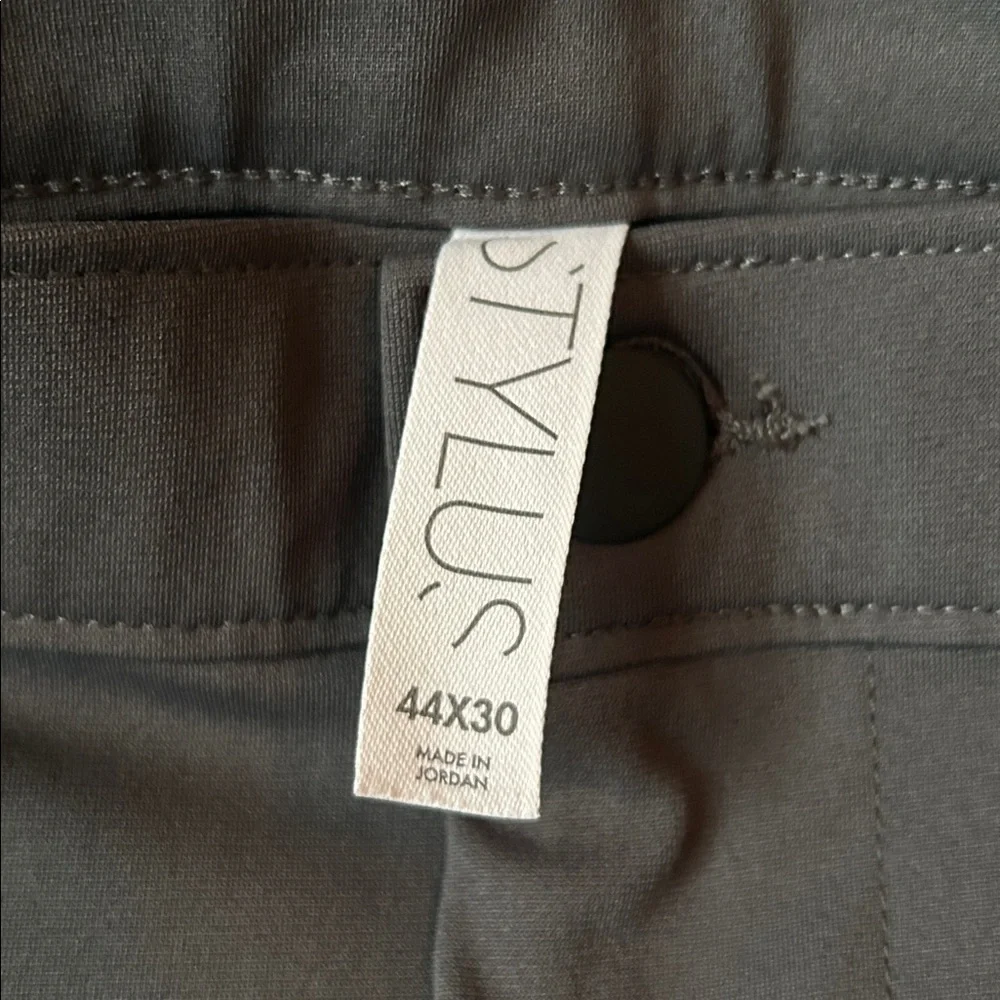 NWOT STYLUS Men's Sleek Black Dress Pants size 44